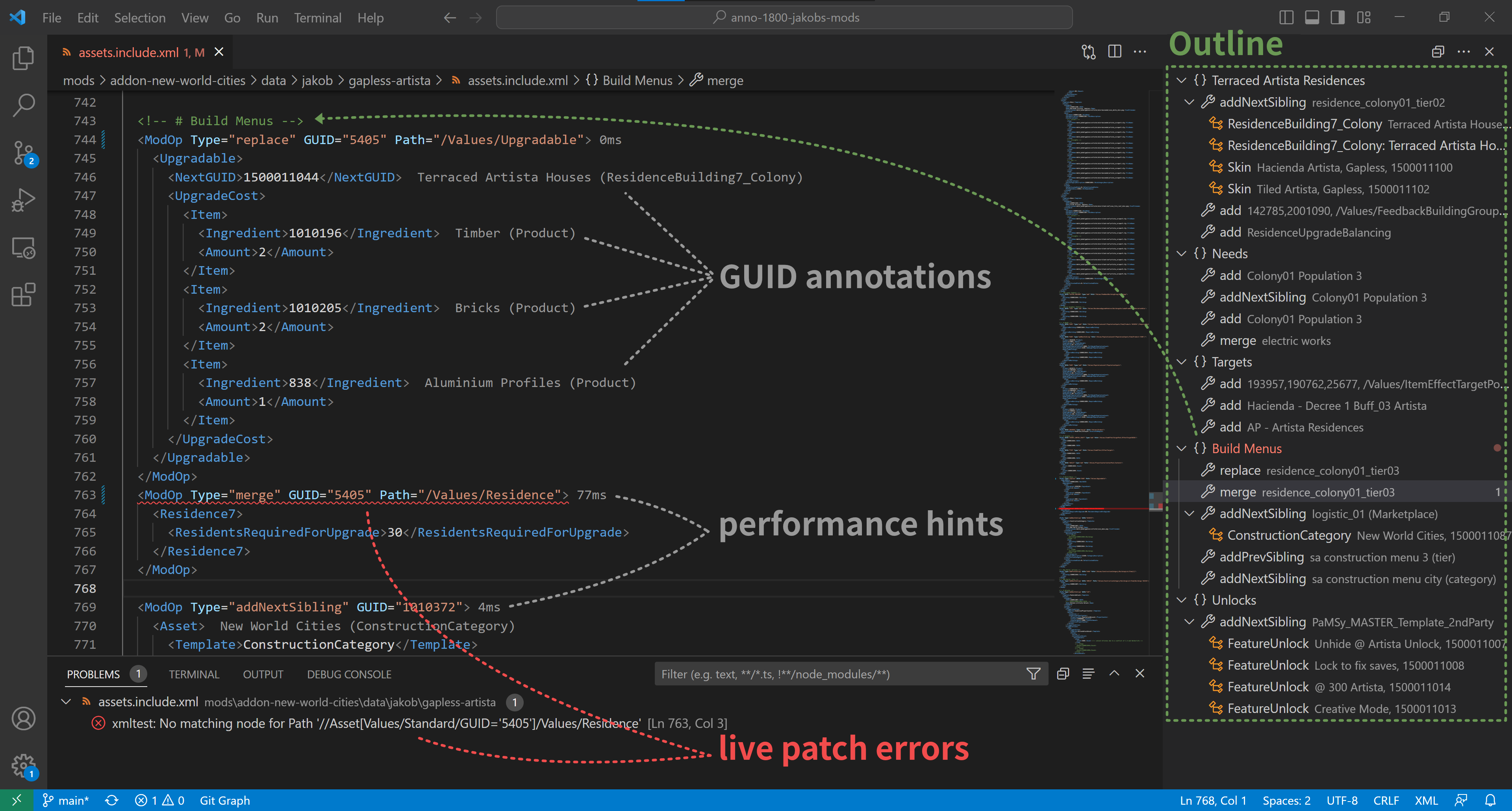 screenshot of vscode with basic overview